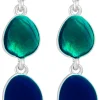 Orecchini a perno - Blue Forms