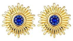 Orecchini a perno - Blue Sun