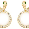 Orecchini a perno - Brass Shine
