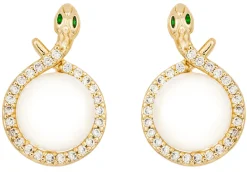 Orecchini a perno - Brass Shine