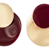 Orecchini a perno - Burgundy Circles