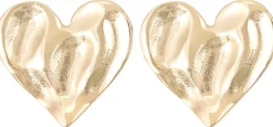 Orecchini a perno - Champagne Hearts