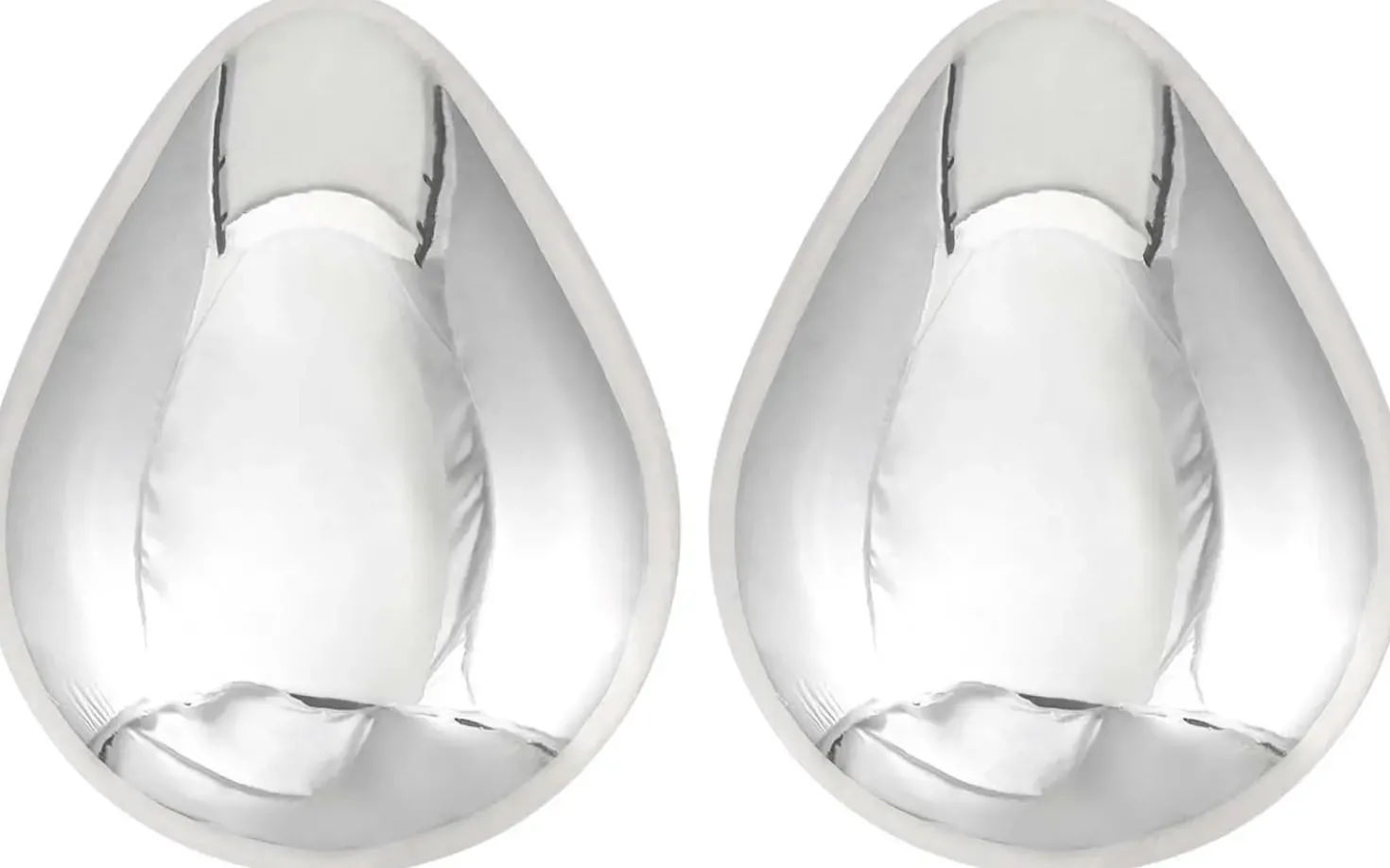 Orecchini a perno - Chunky Silver