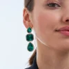 Orecchini a perno - Emerald Gleam