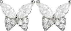 Orecchini a perno - Flattering Silver