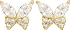 Orecchini a perno - Flattering Gold