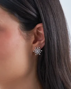 Orecchini a perno - Gleaming Snowflake