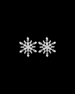 Orecchini a perno - Gleaming Snowflake