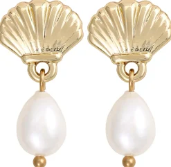 Orecchini a perno - Glossy Shell