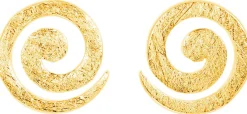 Orecchini a perno - Gold Spiral