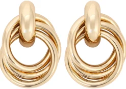 Orecchini a perno - Gold Twist
