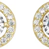 Orecchini a perno - Golden Sparkle