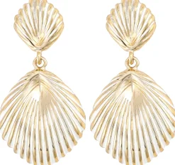 Orecchini a perno - Golden Shoreline