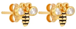 Orecchini a perno - Golden Stitch