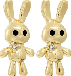 Orecchini a perno - Golden Animal