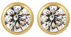 Orecchini a perno - Golden Dot