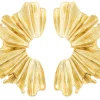 Orecchini a perno - Golden Fan