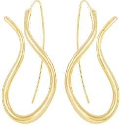 Orecchini a perno - Golden Flow