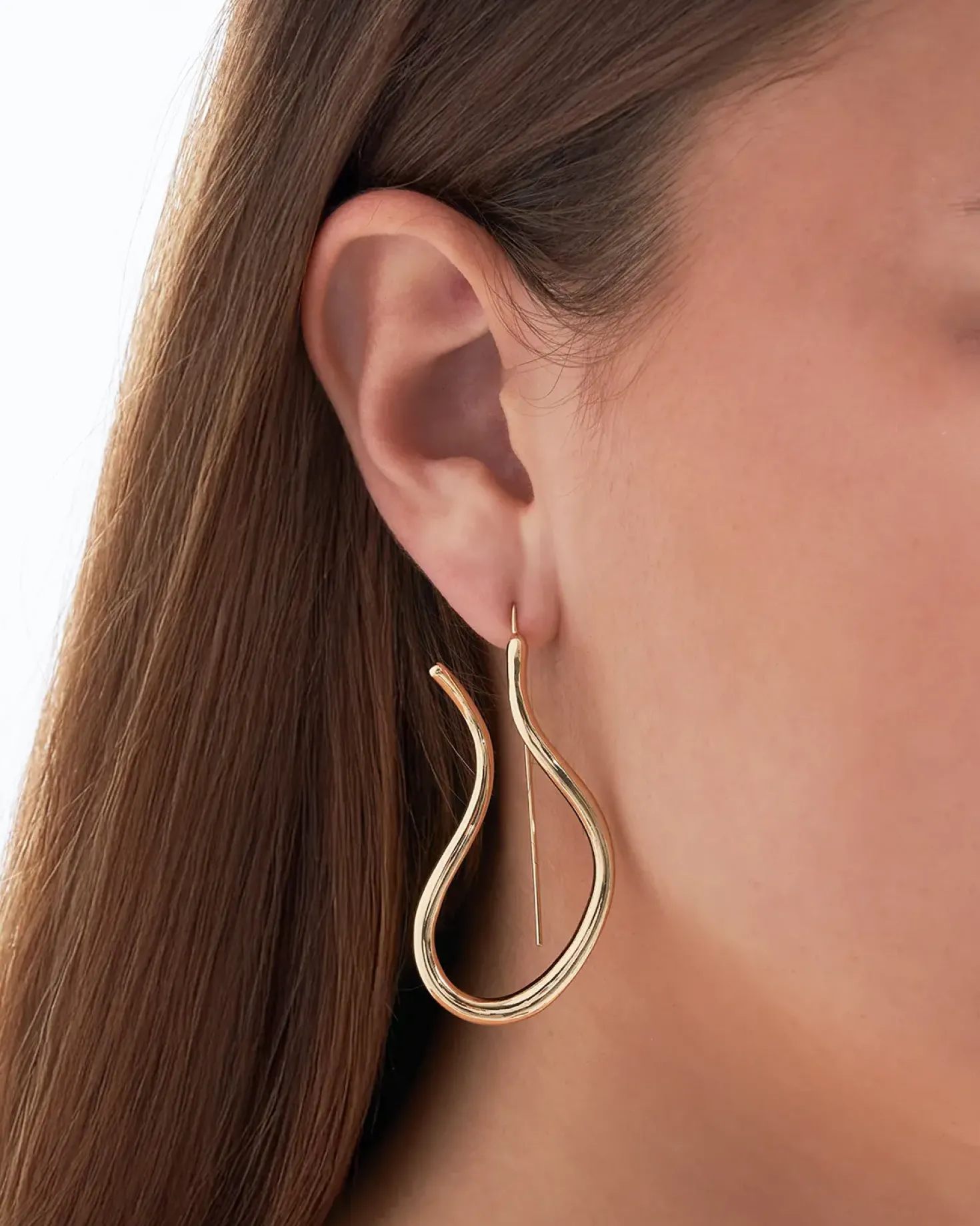 Orecchini a perno - Golden Flow