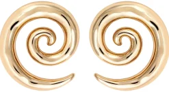 Orecchini a perno - Golden Spirals