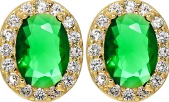 Orecchini a perno - Green Princess