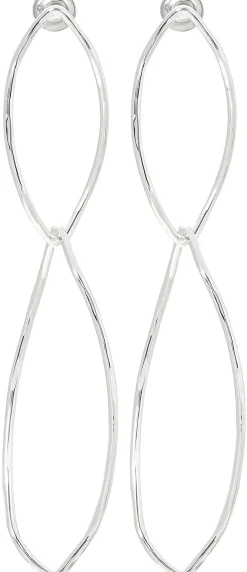 Orecchini a perno - Hammered Ovals