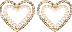 Orecchini a perno - Heart Duo