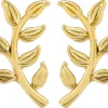 Orecchini a perno - Lustrous Leaf