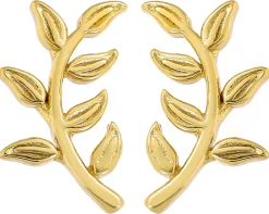 Orecchini a perno - Lustrous Leaf