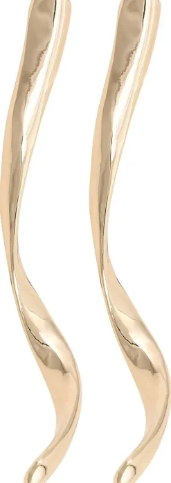 Orecchini a perno - Metal Swirl