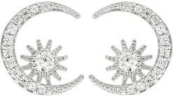 Orecchini a perno - Moon Crest
