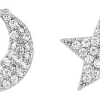 Orecchini a perno - Moon Star