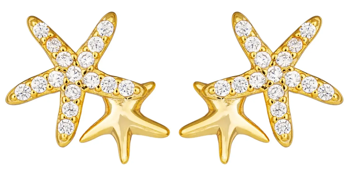 Orecchini a perno - Ocean Star