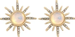 Orecchini a perno - Opal Sun