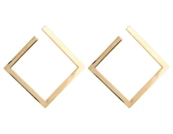 Orecchini a perno - Open Square