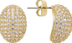 Orecchini a perno - Oval Glitter