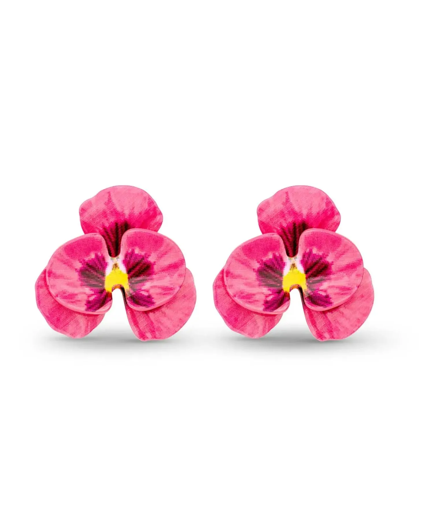 Orecchini a perno - Pink Art