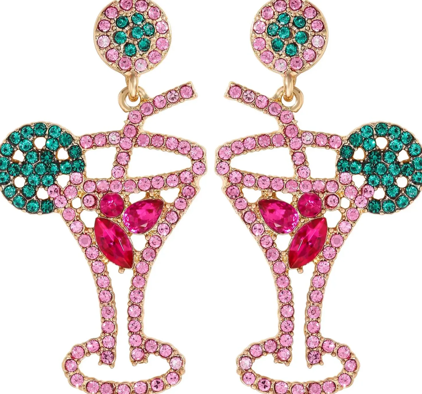 Orecchini a perno - Pink Cocktail