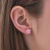 Orecchini a perno - Pink Starfish