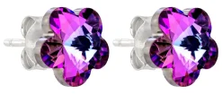 Orecchini a perno - Purple Blossom