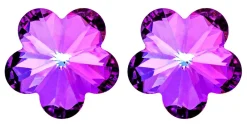 Orecchini a perno - Purple Blossom