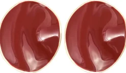 Orecchini a perno - Red Circles