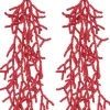 Orecchini a perno - Red Corals