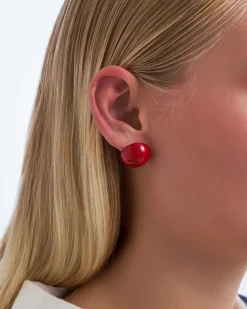 Orecchini a perno - Red Dots