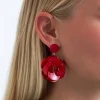 Orecchini a perno - Red Flowers