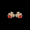 Orecchini a perno - Red Luck