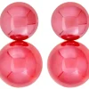 Orecchini a perno - Red Pearls