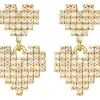 Orecchini a perno - Retro Hearts