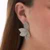 Orecchini a perno - Rhinestone Flower