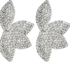 Orecchini a perno - Rhinestone Flower